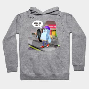 Kidpunk skate Pro skater, born to skate Hoodie